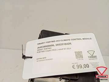 Smart Fortwo 453 2015+ Climate Control Module A4539006606 28, Auto-onderdelen, Ophalen, Gebruikt, Smart