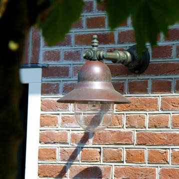 Bretagne Muurlamp Brons/Koper Buitenverlichting, Verzenden, Nieuw
