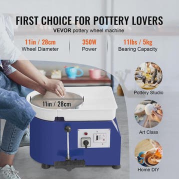 Professionele Pottenbakkersschijf 350W met Voetpedaal & Afne, Verzenden, Nieuw
