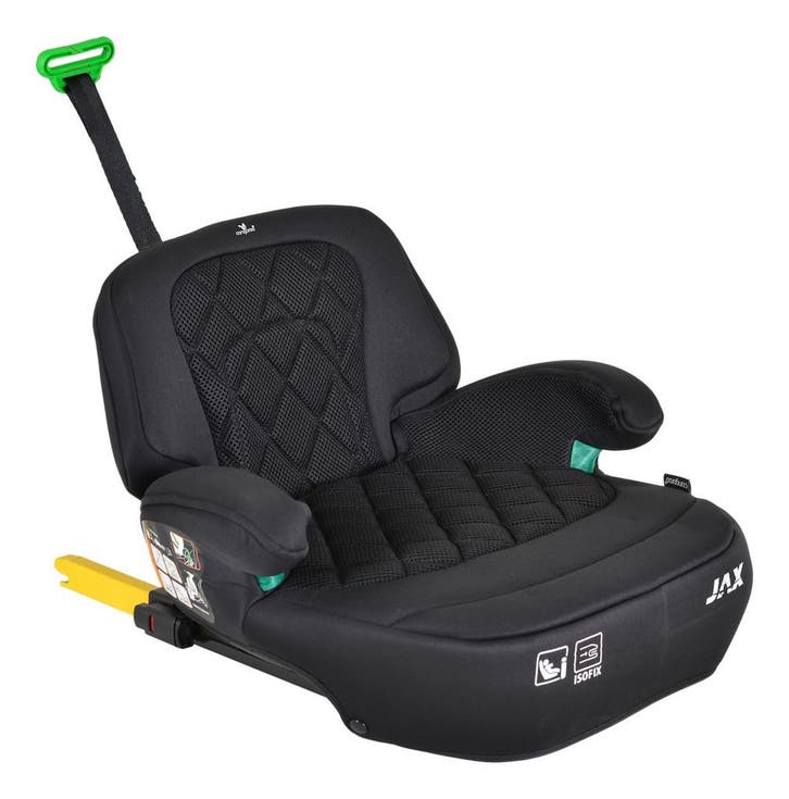 Cangaroo Jax Black Isofix 125-150 cm i-Size Booster, Kinderen en Baby's, Autostoeltjes, Nieuw, Autogordel of Isofix, 22 t/m 36 kg