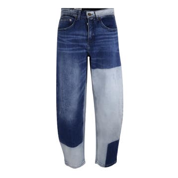 MAC • geblokte Ava Banana jeans • 36, MAC, Verzenden, Nieuw, Blauw