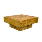 *WOONWINKEL* Dutchbone Quinn Vierkante Salontafel Naturel, Verzenden, Nieuw