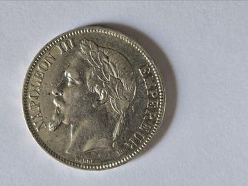 Frankrijk. Napoléon III. 5 Francs 1869-BB, Strasbourg