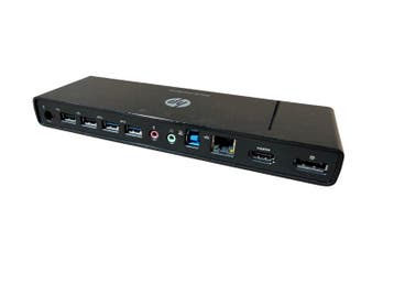 Ca. 150x Docking station, HP, USB 3.0 HSTNN-ix06, Nieuw
