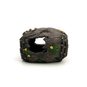 Oude houten ton 9cm / Aquariumdecoratie As-195, Dieren en Toebehoren, Verzenden, Nieuw, Plant(en), Steen of Hout