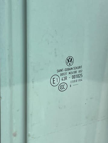 VW Transporter T5 portier ruit links bj.2014 art.43R001025, Gebruikt, Volkswagen