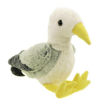 Creation zeemeeuw knuffel - pluche - grijs/wit - met geluid, Verzenden, Nieuw