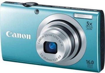 Canon PowerShot A2400 IS Digitale Compact Camera - Licht Bla, Verzenden, Zo goed als nieuw