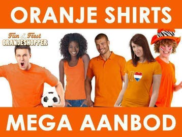 Oranje shirts kopen - Oranjeshopper.nl, Ophalen of Verzenden, Nieuw