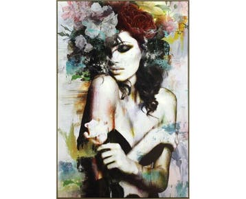 Schilderij Fabulous Beauty- Acrylic painting, Ophalen of Verzenden, Nieuw
