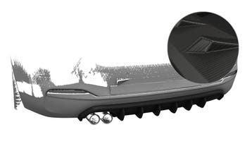 Achterskirt voor BMW 4 Reeks (F36) Grand Coupé HA479-M, Verzenden, Nieuw