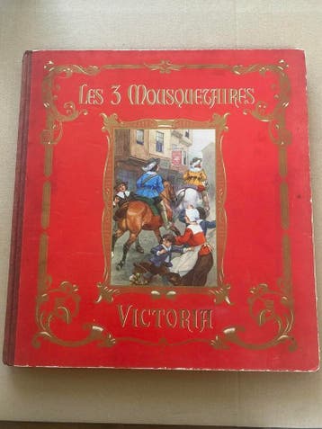 Plakplaatjesalbum Victoria - Les 3 Mousquetaires 1  Compleet, Verzenden