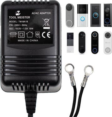 Tool Meister BA18 - 18V/1A AC/AC Adapter voor Smart Deurbel, Ophalen of Verzenden, Nieuw