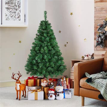 2dekans | Yaheetech Kunstkerstboom 124 cm – Groen –, Diversen, Kerst, Ophalen of Verzenden, Zo goed als nieuw