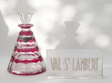 Christallerie du Val Saint Lambert - decanter en