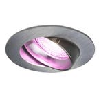 Zigbee smart Inbouwspot Silver 4.7W | Rond | 73 mm, Ophalen of Verzenden, Nieuw, Plafondspot of Wandspot, Led