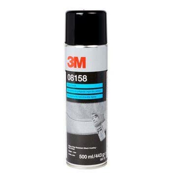 3M 08158 STEENSLAGBESCHERMING SPRAY GLAD 500 ML ZWART per sp, Ophalen of Verzenden, Nieuw