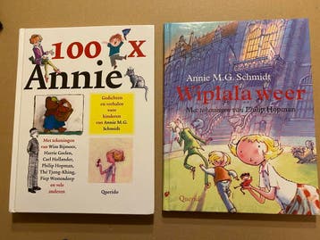 Annie M.G. Schmidt - 2 Boeken - 100X Annie / Wiplala Weer, Boeken, Verzenden, Zo goed als nieuw, Fictie algemeen