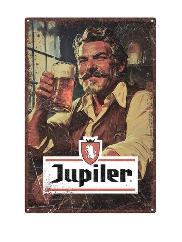 Jupiler Metalen Wandbord, Ophalen of Verzenden, Nieuw