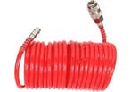 Spiraal luchtslang - 10 bar - 5mm - 15 meter - EURO aansluit, Ophalen of Verzenden, Nieuw