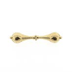 Gouden broche van een mutsenbel, Ophalen of Verzenden, Gebruikt, Overige kleuren, Goud