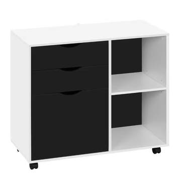 Mobiele Houten Archiefkast met 3 Lades – 80x69,5x39,5 cm, Verzenden, Nieuw in verpakking