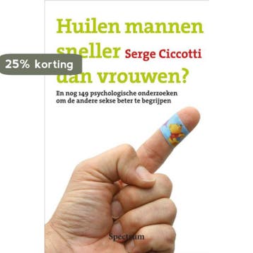 Huilen mannen sneller dan vrouwen? - S. Ciccotti, Verzenden, Zo goed als nieuw, S. Ciccotti