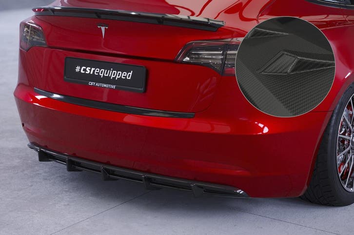 Achterskirt voor Tesla Model 3 HA267-M, Auto-onderdelen, Carrosserie en Plaatwerk, Nieuw, Verzenden