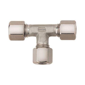 Knelkoppeling T-stuk 8mm staal, Ophalen of Verzenden, Nieuw
