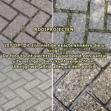 Goedkope betonklinkers los gestort, éxtra korting, v.a. 50m2, Gebruikt, Beton, 10 m² of meer, Klinkers