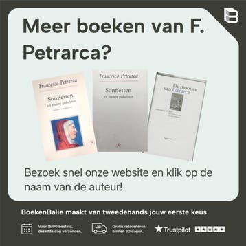 Het liedboek / Gouden reeks - F. Petrarca 9789025363543, Verzenden, Zo goed als nieuw, F. Petrarca