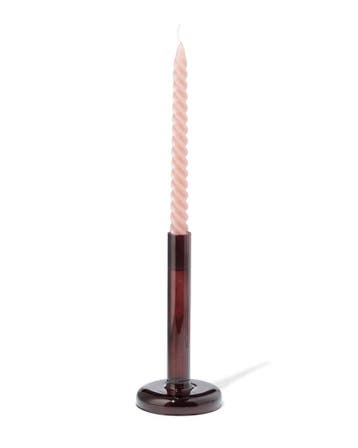 HEMA Kandelaar 8.5x10cm glas bruin van €3.99 voor €3 sale, Verzenden, Nieuw, Bruin