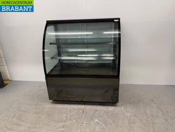 Tecnodom Koelvitrine Gebaksvitrine 2 Schuifdeuren 120 cm, Ophalen of Verzenden, Gebruikt