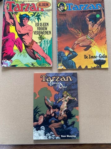 3X Tarzan - Getekend door Russ Manning, Verzenden, Nieuw