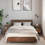 vidaXL Nachtkastjes 2 st 34x36x50 cm bewerkt hout oud, Huis en Inrichting, Verzenden, Nieuw, Hout