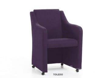 Eetkamerstoel Toledo - eetkamerstoelen - Paars, Huis en Inrichting, Nieuw, Stof