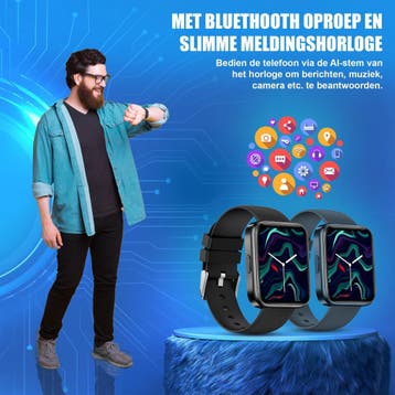 Golden Sound smartwatch Heren, Dames &amp; Kinderen - Met, Ophalen of Verzenden, Zo goed als nieuw, Golden Sound