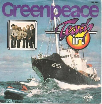 Single vinyl / 7 inch - Teach In - Greenpeace, Verzenden, Zo goed als nieuw, 7 inch, Pop