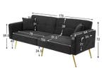 Verstelbare Multifunctionele Sofa Bed met GoudenPoten en Kus, Verzenden, Nieuw