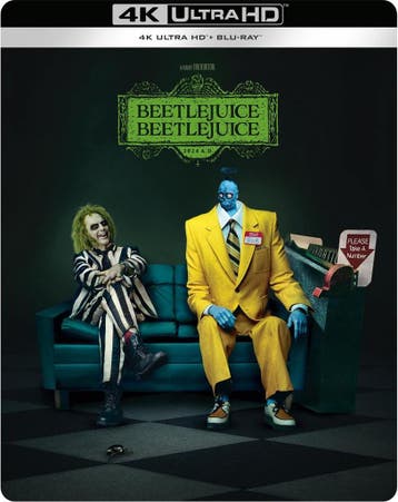 Beetlejuice Beetlejuice (4K Ultra HD Blu-ray) (Steelbook), Verzenden, Nieuw in verpakking