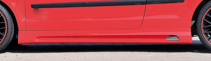 Rieger side skirt | Polo 5 (9N): 10.01-03, 00.06- (vanaf Fac, Auto-onderdelen, Carrosserie en Plaatwerk, Nieuw, Volkswagen, Verzenden