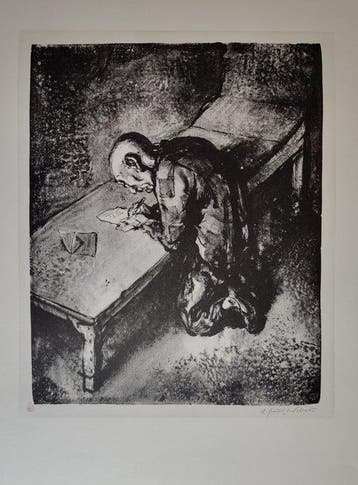 Andreas Paul Weber (1893-1980) - Der Gefangene