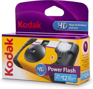 Kodak Power Flash – 27+12 opnames | ISO 800 film | Met fl., Ophalen of Verzenden, Nieuw, Compact, Kodak