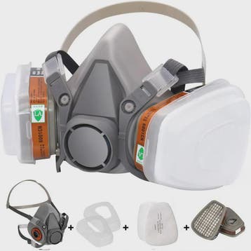 Herbruikbaar Volledig Gezichtsmasker Ademhalingsbescherming, Verzenden, Nieuw