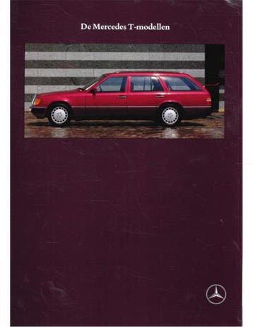 1990 MERCEDES BENZ T-MODELLEN BROCHURE NEDERLANDS, Nieuw, Author