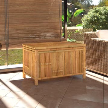 vidaXL Tuinbox 90x52x55 cm bamboe, Tuin en Terras, Verzenden, Nieuw