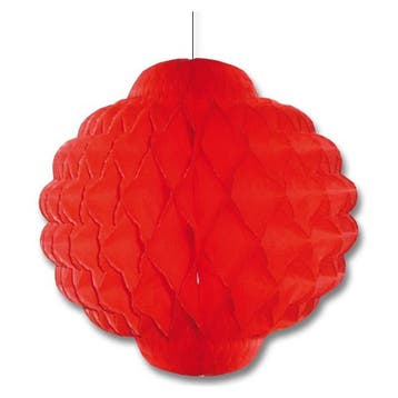 Rode Aziatische thema decoratie lampion 30 cm - Lampionnen, Verzenden, Nieuw
