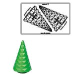 Martellato Chocolade Holvorm Kerstboom (1x) Ø104h180mm, Verzenden, Nieuw
