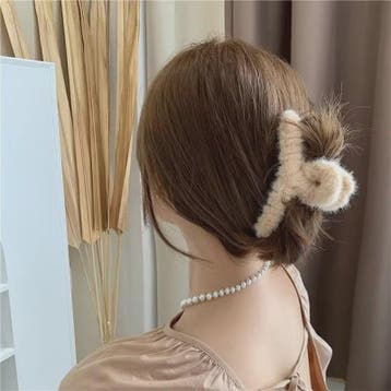 Set van 4 Elegante Pluche Haarclips met Faux Fur - Stijlvoll, Verzenden, Nieuw