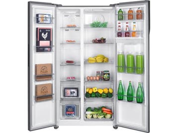 Beko GNO5322WDXPN - Side-By-Side Koel-Vriescombinatie - 532, Verzenden, Zo goed als nieuw
